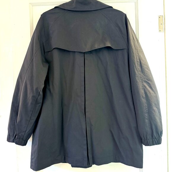 NWOT Zhaovi's Amazon Double Breasted Light Weight Short Trench Coat XL - Picture 3 of 4